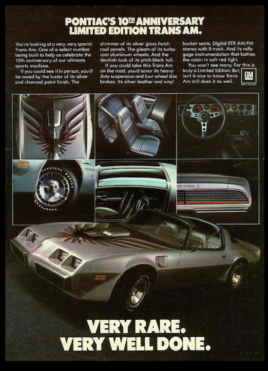 Trans Am 10th Anniversary Brochure Trans Am 10th Anniversary Brochure