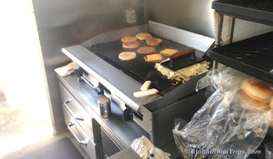BBQ griddle fryer