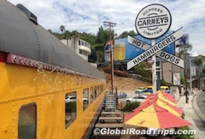 Carney's outside view of patio