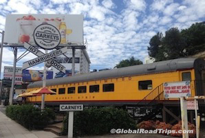 Carney's Train Car Sunset Blvd.
