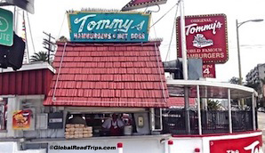 Tommys Burgers origonal red roof burger shack