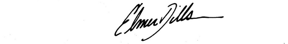 Elmer Dill's signature