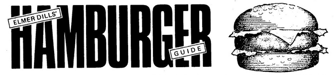 Elmer Dill's hamburger guide header